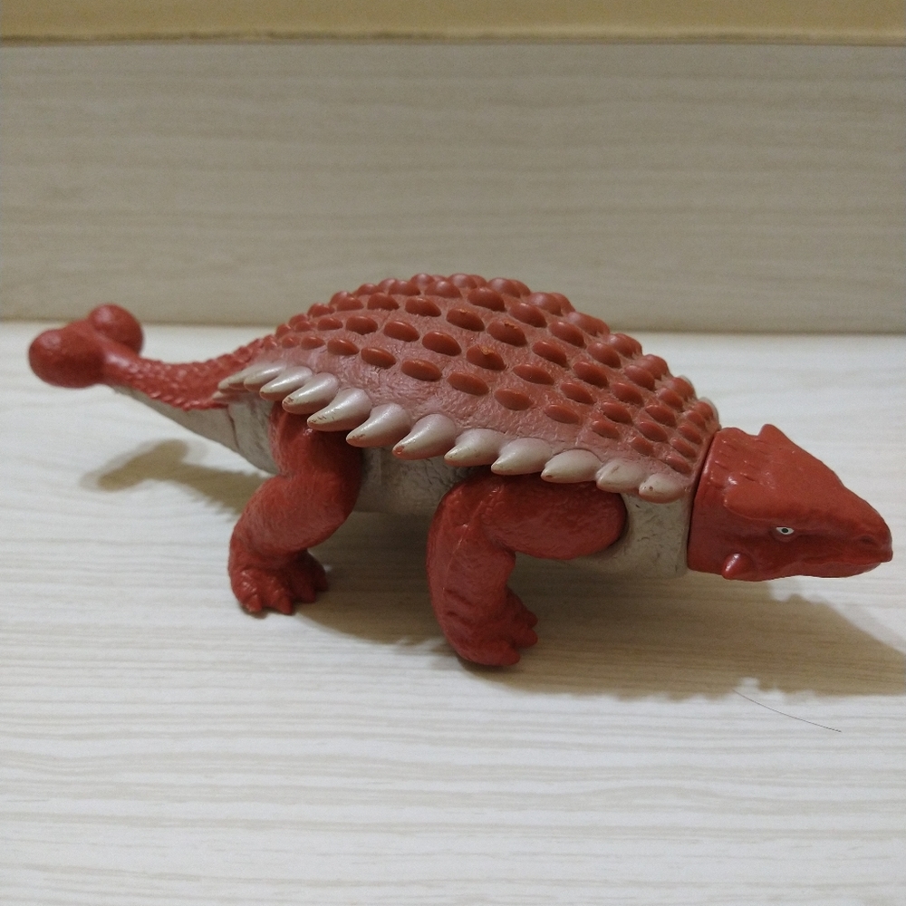 Vintage 1987 Definitely Dinosaurs " Ankylosaurus" Dinosaur Action Figure - Picture 2 of 5